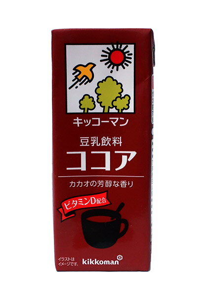 【送料無料】★まとめ買い★　キッコーマン 豆乳飲料 ココア　200ml　×18個【イージャパンモール】
