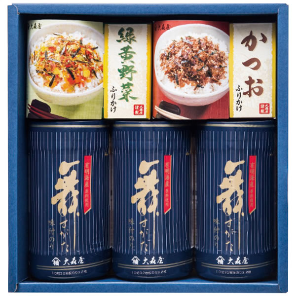 【送料無料】オオモリヤ　卓上のり・ふりかけ詰合せ　NTF−20G　NTF−20G【ギフト館】