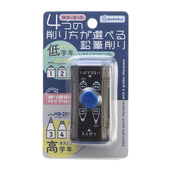 【イージャパンモール】 必ず2通目のメールをご確認ください。※商品はご注文（ご決済）後、2-3営業日で発送（土・日・祝日除く）となります。※配送業者と契約がないため、送付先が北海道・沖縄の場合キャンセルとさせていただきます。※発送予定日は、在庫がある場合の予定日となります。 ※在庫がない場合には、キャンセルとさせて頂きます。 ※納期が遅れます場合には改めてご連絡させて頂きます。※商品の写真はイメージです。 ※お手元に届く商品は、商品名に記載してある色・柄・サイズ・型番の商品が届きます。 　ご注文のキャンセルおよびご返品がお承りできない商品となるため、ご注文の際には必ずご確認ください。 ※本商品はのし・ラッピング包装はお承りできない商品となります。色鉛筆と鉛筆の両方を4つの削り方に調節して削れる鉛筆削りです ■原産国 中国 ■本体サイズ縦×本体サイズ横×本体サイズ高さ（単位：mm） 23×33×66 ■本体重量（単位：g） 20【メーカー・製造または販売元】デビカ【広告文責】株式会社イージャパンアンドカンパニーズ 072-875-6666《ご注意ください》 ※商品がリニューアルしている場合、リニューアル後の商品をお届けします。 場合によっては上記お日にちよりもお届けまでにお時間をいただく場合がございます。 ※本商品は、キャンセル・返品・交換・はお受けできません。 　不良品、内容相違、破損、損傷の場合は良品と交換いたします。 　但し、商品到着から3日以内にご連絡をいただけない場合、交換いたしかねますのでご注意ください。 ※商品がリニューアルしている場合、リニューアル後の商品をお届けします。 　リニューアル後商品のお届けについてのキャンセル返品交換は出来ません。 　リニューアルにより商品内容、容量、パッケージ等が異なる場合がございます。 ※ご注文をご確認および承らせて頂いた後に、欠品やメーカー廃盤等で商品がご用意出来ない場合は、該当商品をキャンセルとさせて頂きます。[関連キーワード：筆記具　鉛筆・下じき　鉛筆・下じき]