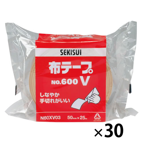 包装带 - 布テープNo．600V　50mm（30巻）【返品・交換・キャンセル不可】【イージャパンモール】