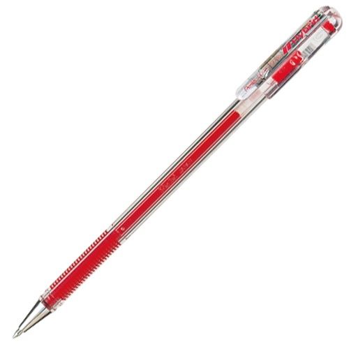 ゲルインクボールペン　ハイブリッド　0．5mm　赤　業務用パック　1箱（10本）