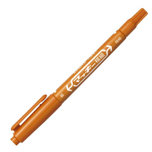 【イージャパンモール】【返品・交換・キャンセル不可】 必ず2通目のメールをご確認ください。 ※本商品は熨斗・包装（ラッピング）はお承り出来ない商品となります。※商品はご注文（ご決済）後、2-5営業日で発送（土・日・祝日除く）となります。※配送業者と契約がないため、送付先が北海道・沖縄・離島の場合キャンセルとさせていただきます。※発送予定日は、在庫がある場合の予定日となります。 ※在庫がない場合には、キャンセルとさせて頂きます。 ※納期が遅れます場合には改めてご連絡させて頂きます。※本商品はメーカー取り寄せ商品となります。 流動在庫となりますためお手配時に在庫がない場合はキャンセルとさせていただきます。 在庫と納期のご確認が必要な場合は事前にお問い合わせください。 ※ご注文確定後でのキャンセルやお届け先の変更等はお承りできませんのでご注意ください。 また、交換・返品はお承りできません。 ※商品のお写真はイメージ画像です。概要 【使い切りタイプ】細字・極細のツインマーカーです。 仕様 タイプ 使い切りタイプ インク種類 油性染料 インク色 茶 芯の太さ 細字・極細 芯形状 丸芯 線幅 細字：1.0〜1.3mm、極細：0.5mm 全長 141.8mm 軸径 11.9mm 重量 8.5g シリーズ名 マッキー JANコード 4901681503568 【メーカー・製造または販売元】ゼブラ【広告文責】株式会社イージャパンアンドカンパニーズ 072-875-6666《ご注意ください》 ※本商品はキャンセル・返品・交換不可の商品です。 ※商品はご注文後、1週間前後でお届けとなります。 ※商品の性質上、返品・交換・キャンセルはお受けできません。 　不良品、内容相違、破損、損傷の場合は良品と交換いたします。 　但し、商品到着から3日以内にご連絡をいただけない場合、交換いたしかねますのでご注意ください。 ※商品がリニューアルしている場合、リニューアル後の商品にてお届けとなる場合がございます。[関連キーワード：文房具 筆記具 油性マーカー 油性マーカー本体]