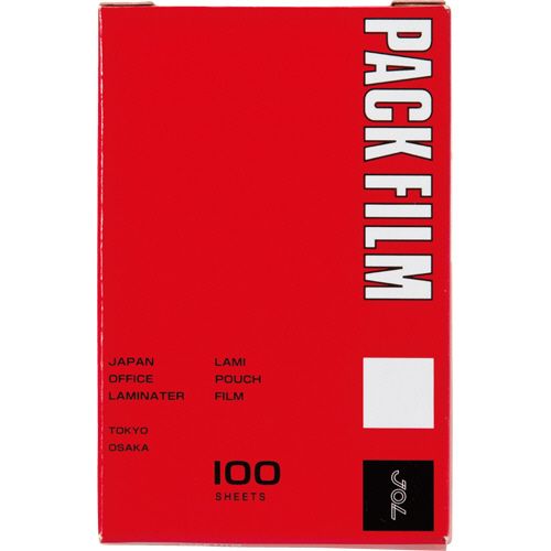 JOL ラミネートフィルム 名刺サイズ 100μ 1パック(100枚)