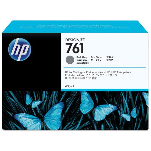 HP HP761 インクカートリッジ ダークグレー 400ml 染料系 1個