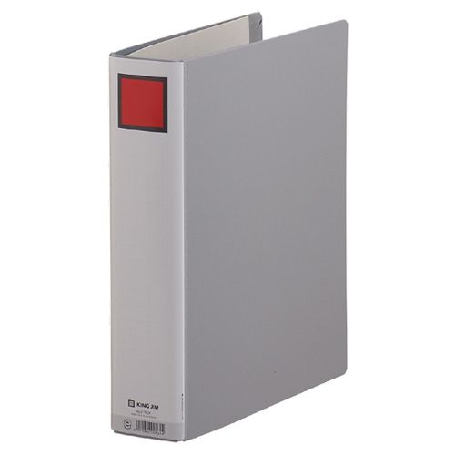 キングファイルG　GXシリーズ　A4タテ　500枚収容　50mmとじ　背幅66mm　グレー　1冊