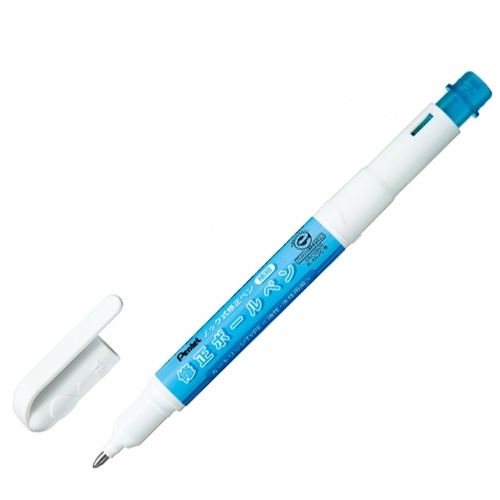 ノック式修正ペン 修正ボールペン カートリッジタイプ 極細 油性 水性インキ両用 1本