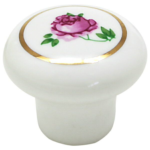 WAKI セラミックツマミ　TW-165〈白花〉【ホームセンター・DIY館】