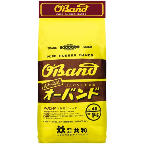 【イージャパンモール】【返品・交換・キャンセル不可】 必ず2通目のメールをご確認ください。 ※本商品は熨斗・包装（ラッピング）はお承り出来ない商品となります。※商品はご注文（ご決済）後、2-3営業日で発送（土・日・祝日除く）となります。※配送業者と契約がないため、送付先が北海道・沖縄・離島の場合キャンセルとさせていただきます。※発送予定日は、在庫がある場合の予定日となります。 ※在庫がない場合には、キャンセルとさせて頂きます。 ※納期が遅れます場合には改めてご連絡させて頂きます。※ご注文確定後でのキャンセルやお届け先の変更等はお承りできませんのでご注意ください。 また、交換・返品はお承りできません。 ※商品のお写真はイメージ画像です。 概要 結束、包装、縫製などに広範囲に利用でき、作業性、経済性に優れています。 仕様 サイズ #40 内容量 1kg 切り幅 21mm 内径 101.5mm 折径 160mm 厚さ 1.1mm シリーズ名 オーバンド JANコード 4971620215043 【メーカー・製造または販売元】共和【広告文責】株式会社イージャパンアンドカンパニーズ 072-875-6666《ご注意ください》 ※本商品はキャンセル・返品・交換不可の商品です。 ※商品はご注文後、1週間前後でお届けとなります。 ※商品の性質上、返品・交換・キャンセルはお受けできません。 　不良品、内容相違、破損、損傷の場合は良品と交換いたします。 　但し、商品到着から3日以内にご連絡をいただけない場合、交換いたしかねますのでご注意ください。 ※商品がリニューアルしている場合、リニューアル後の商品にてお届けとなる場合がございます。[関連キーワード：梱包・工具・防災用品 梱包用品 梱包結束用品 輪ゴム]【イージャパンショッピングモール】内のみのお買い物は、送料一律でどれだけ買っても同梱する事が出来ます。※ただし、一部地域（北海道・東北・沖縄）は除きます。※商品に記載されています【イージャパンショッピングモール】の表記を必ずご確認下さい。【イージャパンショッピングモール】の表記以外で記載されている商品に関しまして、一緒にお買い物は出来ますが、別途送料を頂戴します。また、別便でのお届けとなりますのでご了承下さい。※全商品、各商品説明に記載されています注意書きを必ずお読み下さい。※それぞれの【○○館】ごとに、送料等ルールが異なりますので、ご注意下さい。※ご注文確認メールは2通送信されます。送料等の変更がございますので、当店からのご注文確認メール（2通目)を必ずご確認ください。