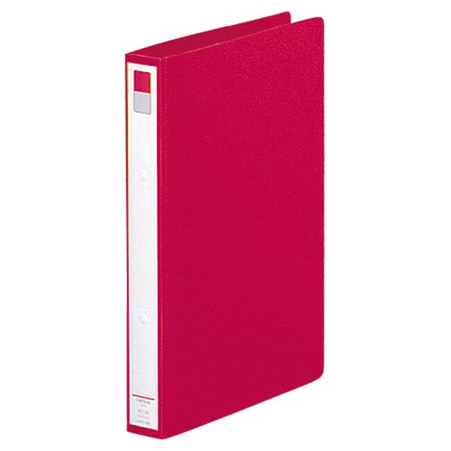 リングファイル(カドロック＆ツイストリング) A4 2穴 200枚収容 背幅36mm 赤 1冊