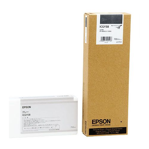 Rakuten - PX?P/K3インクカートリッジ　グレー　700mL　ICGY58　1個