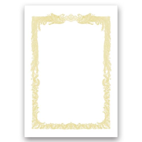 ササガワ タカ印 OA賞状用紙 白 B5 ヨコ書用 1パック(10枚)