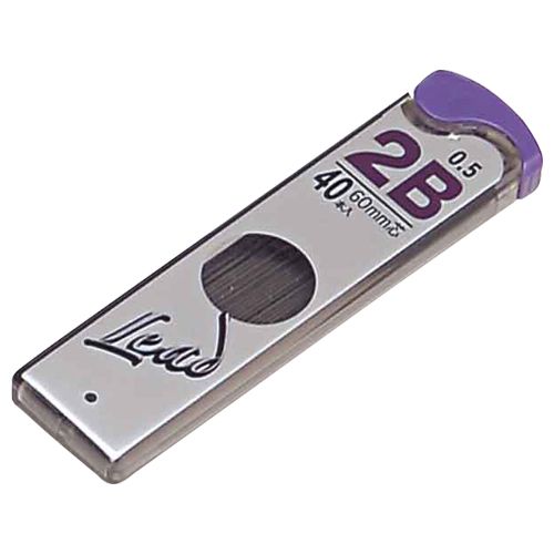プラチナシャープ芯　P?LEAD　0.5mm　2B　1個(40本)