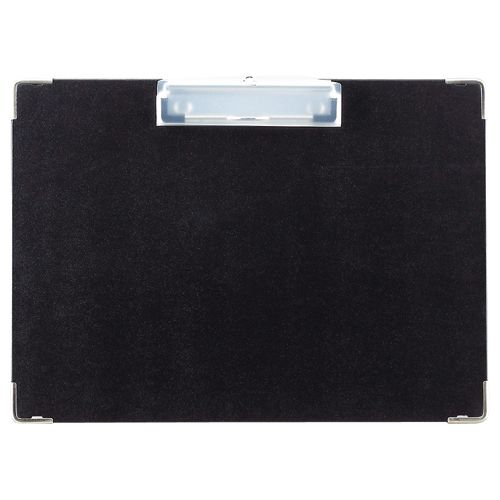 用箋挟　A4ヨコ　ブラック　1枚