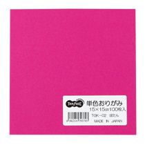 【イージャパンモール】【返品・交換・キャンセル不可】 必ず2通目のメールをご確認ください。 ※本商品は熨斗・包装（ラッピング）はお承り出来ない商品となります。※商品はご注文（ご決済）後、2-5営業日で発送（土・日・祝日除く）となります。※配送業者と契約がないため、送付先が北海道・沖縄・離島の場合キャンセルとさせていただきます。※発送予定日は、在庫がある場合の予定日となります。 ※在庫がない場合には、キャンセルとさせて頂きます。 ※納期が遅れます場合には改めてご連絡させて頂きます。※本商品はメーカー取り寄せ商品となります。 流動在庫となりますためお手配時に在庫がない場合はキャンセルとさせていただきます。 在庫と納期のご確認が必要な場合は事前にお問い合わせください。 ※ご注文確定後でのキャンセルやお届け先の変更等はお承りできませんのでご注意ください。 また、交換・返品はお承りできません。 ※商品のお写真はイメージ画像です。概要 定番の上質紙おりがみ。 商品説明 ●色あざやかな牡丹色おりがみの単色100枚パック 仕様 種類 折り紙 寸法 タテ150×ヨコ150mm 色 牡丹 材質 上質紙 【広告文責】株式会社イージャパンアンドカンパニーズ 072-875-6666《ご注意ください》 ※本商品はキャンセル・返品・交換不可の商品です。 ※商品はご注文後、1週間前後でお届けとなります。 ※商品の性質上、返品・交換・キャンセルはお受けできません。 　不良品、内容相違、破損、損傷の場合は良品と交換いたします。 　但し、商品到着から3日以内にご連絡をいただけない場合、交換いたしかねますのでご注意ください。 ※商品がリニューアルしている場合、リニューアル後の商品にてお届けとなる場合がございます。[関連キーワード：文房具 ノート・紙製品 各種用紙 折り紙]