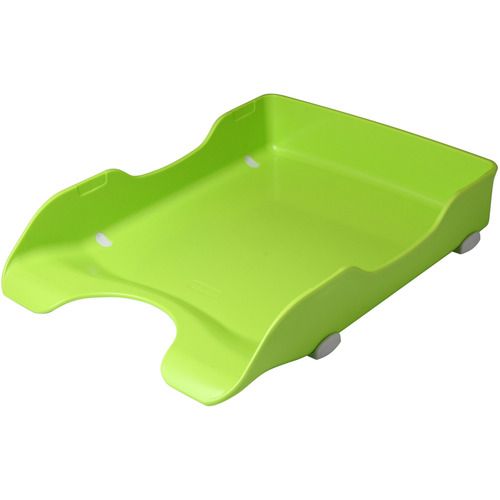 【イージャパンモール】【返品・交換・キャンセル不可】 必ず2通目のメールをご確認ください。 ※本商品は熨斗・包装（ラッピング）はお承り出来ない商品となります。※商品はご注文（ご決済）後、2-5営業日で発送（土・日・祝日除く）となります。※配送業者と契約がないため、送付先が北海道・沖縄・離島の場合キャンセルとさせていただきます。※発送予定日は、在庫がある場合の予定日となります。 ※在庫がない場合には、キャンセルとさせて頂きます。 ※納期が遅れます場合には改めてご連絡させて頂きます。※本商品はメーカー取り寄せ商品となります。 流動在庫となりますためお手配時に在庫がない場合はキャンセルとさせていただきます。 在庫と納期のご確認が必要な場合は事前にお問い合わせください。 ※ご注文確定後でのキャンセルやお届け先の変更等はお承りできませんのでご注意ください。 また、交換・返品はお承りできません。 ※商品のお写真はイメージ画像です。概要 美しくて丈夫なオーガニックフォルム。 商品説明 ●緑色のデスクトレーです。 仕様 サイズ A4タテ 色 緑 外寸 W257×D350×H65mm 内寸 W247×D345×H57mm 耐荷重 約2000g 材質 本体：R−HIPS、脚：EVA 重量 356g JANコード 4970116031983 【メーカー・製造または販売元】ソニック【広告文責】株式会社イージャパンアンドカンパニーズ 072-875-6666《ご注意ください》 ※本商品はキャンセル・返品・交換不可の商品です。 ※商品はご注文後、1週間前後でお届けとなります。 ※商品の性質上、返品・交換・キャンセルはお受けできません。 　不良品、内容相違、破損、損傷の場合は良品と交換いたします。 　但し、商品到着から3日以内にご連絡をいただけない場合、交換いたしかねますのでご注意ください。 ※商品がリニューアルしている場合、リニューアル後の商品にてお届けとなる場合がございます。[関連キーワード：文房具 事務用品 机上整理・収納用品 レタートレー]