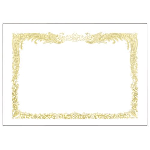 賞状用紙 白 B4 タテ書用 1冊(10枚)