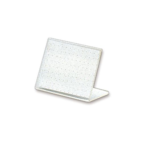 カード立 L型(再生PET樹脂製) W65×H45mm 1セット(20個)