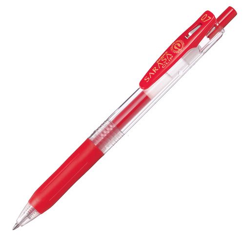 【イージャパンモール】【返品・交換・キャンセル不可】 必ず2通目のメールをご確認ください。 ※本商品は熨斗・包装（ラッピング）はお承り出来ない商品となります。※商品はご注文（ご決済）後、2-3営業日で発送（土・日・祝日除く）となります。※配送業者と契約がないため、送付先が北海道・沖縄・離島の場合キャンセルとさせていただきます。※発送予定日は、在庫がある場合の予定日となります。 ※在庫がない場合には、キャンセルとさせて頂きます。 ※納期が遅れます場合には改めてご連絡させて頂きます。※ご注文確定後でのキャンセルやお届け先の変更等はお承りできませんのでご注意ください。 また、交換・返品はお承りできません。 ※商品のお写真はイメージ画像です。 概要 サラサラと書ける0.7mmのノック式ジェルボールペン。メモ書きやイラストに！ 仕様 インク種類 水性顔料 インク色 赤 軸色 赤 ボール径 0.7mm 全長 141mm 最大軸径 11mm 対応替芯 RJF7-R 重量 10.9g シリーズ名 サラサ（ZEBRA） JANコード 4901681143238 環境商品 プラスチックの再利用76％エコマーク認定番号：15112026 【メーカー・製造または販売元】ZEBRA【広告文責】株式会社イージャパンアンドカンパニーズ 072-875-6666《ご注意ください》 ※本商品はキャンセル・返品・交換不可の商品です。 ※商品はご注文後、1週間前後でお届けとなります。 ※商品の性質上、返品・交換・キャンセルはお受けできません。 　不良品、内容相違、破損、損傷の場合は良品と交換いたします。 　但し、商品到着から3日以内にご連絡をいただけない場合、交換いたしかねますのでご注意ください。 ※商品がリニューアルしている場合、リニューアル後の商品にてお届けとなる場合がございます。[関連キーワード：文房具 筆記具 ゲルインクボールペン ノック式]【イージャパンショッピングモール】内のみのお買い物は、送料一律でどれだけ買っても同梱する事が出来ます。※ただし、一部地域（北海道・東北・沖縄）は除きます。※商品に記載されています【イージャパンショッピングモール】の表記を必ずご確認下さい。【イージャパンショッピングモール】の表記以外で記載されている商品に関しまして、一緒にお買い物は出来ますが、別途送料を頂戴します。また、別便でのお届けとなりますのでご了承下さい。※全商品、各商品説明に記載されています注意書きを必ずお読み下さい。※それぞれの【○○館】ごとに、送料等ルールが異なりますので、ご注意下さい。※ご注文確認メールは2通送信されます。送料等の変更がございますので、当店からのご注文確認メール（2通目)を必ずご確認ください。