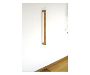 ABIRA　ぬくもり手すり35〈縦付け用グリップタイプ／クリア800mm【ホームセンター・DIY館】