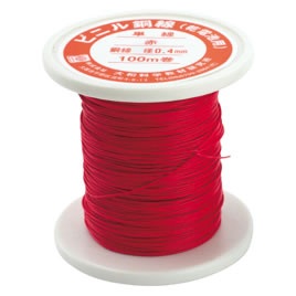 ビニル銅線　100m　緑【返品・交換・キャンセル不可】【イージャパンモール】