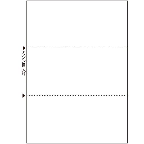 【イージャパンモール】【返品・交換・キャンセル不可】 必ず2通目のメールをご確認ください。 ※本商品は熨斗・包装（ラッピング）はお承り出来ない商品となります。※商品はご注文（ご決済）後、2-5営業日で発送（土・日・祝日除く）となります。※配送業者と契約がないため、送付先が北海道・沖縄・離島の場合キャンセルとさせていただきます。※発送予定日は、在庫がある場合の予定日となります。 ※在庫がない場合には、キャンセルとさせて頂きます。 ※納期が遅れます場合には改めてご連絡させて頂きます。※本商品はメーカー取り寄せ商品となります。 流動在庫となりますためお手配時に在庫がない場合はキャンセルとさせていただきます。 在庫と納期のご確認が必要な場合は事前にお問い合わせください。 ※ご注文確定後でのキャンセルやお届け先の変更等はお承りできませんのでご注意ください。 また、交換・返品はお承りできません。 ※商品のお写真はイメージ画像です。概要 3分割加工のプリンター用紙 商品説明 ●ミシン目が2本入っており、3分割にできます。●ミシン目はマイクロミシンタイプです。 仕様 サイズ A4 寸法 210×297mm 紙質 上質紙 坪量 64g/m2 厚み 0.091mm 古紙パルプ配合率 0 白色度 約80％ その他仕様 ●ミシン目：3分割 JANコード 4938365510376 【メーカー・製造または販売元】小林クリエイト【広告文責】株式会社イージャパンアンドカンパニーズ 072-875-6666《ご注意ください》 ※本商品はキャンセル・返品・交換不可の商品です。 ※商品はご注文後、1週間前後でお届けとなります。 ※商品の性質上、返品・交換・キャンセルはお受けできません。 　不良品、内容相違、破損、損傷の場合は良品と交換いたします。 　但し、商品到着から3日以内にご連絡をいただけない場合、交換いたしかねますのでご注意ください。 ※商品がリニューアルしている場合、リニューアル後の商品にてお届けとなる場合がございます。[関連キーワード：OAサプライ OA用紙 レーザープリンタ専用紙 レーザープリンタ専用紙その他]