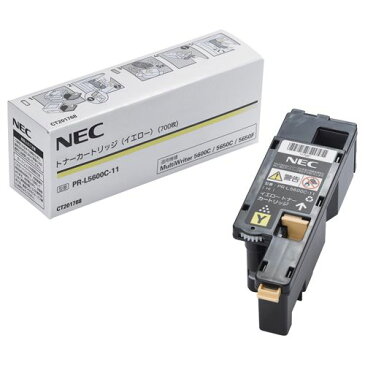 【キャッシュレス5％還元】NEC トナーカートリッジ イエロー PR-L5600C-11 1個