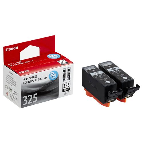 Rakuten - インクタンク　BCI?325PGBK2P　ブラック　4713B007　1箱(2個)