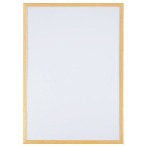 Wooden frame, A1 size, outer dimensions 877 x 630 mm, natural finish, 1 piece.