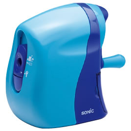 かるハーフ　手動鉛筆削り　赤黒【返品・交換・キャンセル不可】【イージャパンモール】