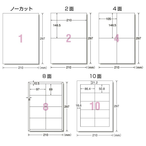 マルチプリンタラベル22枚12面【返品・交換・キャンセル不可】【イージャパンモール】