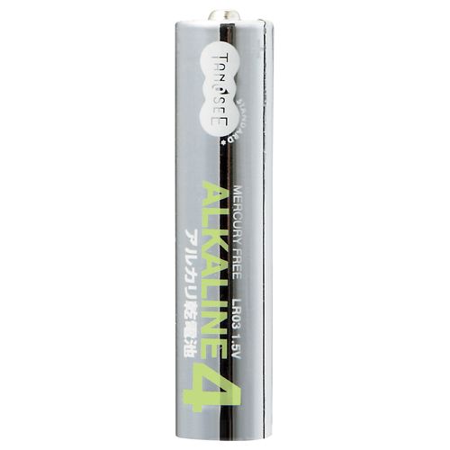 アルカリ乾電池　単4形　1セット(60本:10本x6パック)
