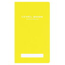 測量野帳(ブライトカラー) 耐水・PP表紙 レベル 合成紙 30枚 黄 1セット(10冊)(3)
