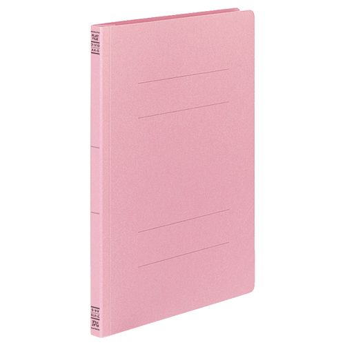 Rakuten - フラットファイルV(樹脂製とじ具)A4タテ150枚収容ピンク　1セット(100冊:10冊x10パック)