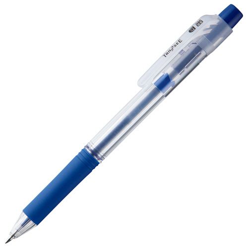 Rakuten - ノック式油性ボールペン　ロング芯タイプ　0.7mm　青　1セット(10本)