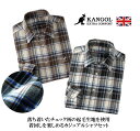 カンゴール シャツ メンズ カンゴールチェック柄長袖ビエラシャツ同サイズ2色組 / KANGOL