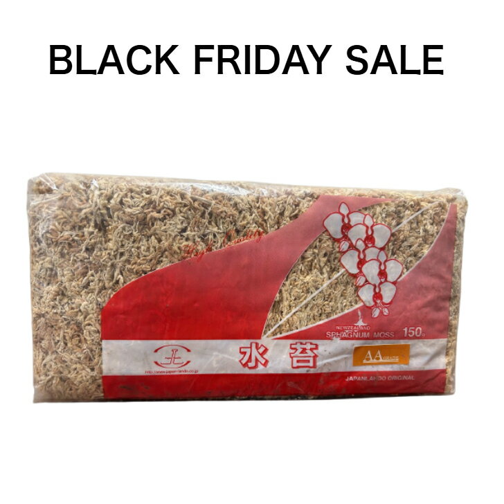 BLACK FRIDAY SALE　30％offニュージーランド産水苔　AA　150g長さ10-20cm程度。