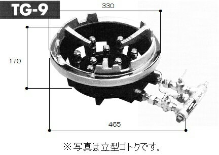 サントク　サントクバーナー(TG型)　TG-9　立型ゴトクタイプ 1