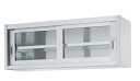 シンコー 吊戸棚 HG型(片面ガラス戸) SUS430 HG45-6030 幅600×奥行300×高さ450(mm)