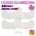 【腹部全体用 汎用 EMS粘着パット (2枚セット)】【送料無料 メール便】【ポイント 2倍】emsパッド 互換品 腹部全体用 お腹用 ems 腹筋ベルト 各社...