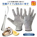 【牡蠣ナイフ+防刃手袋のセット(手袋はサイズ選択)】 【メール便 送料無料】【ポイント 2倍】オイスターナイフ ステンレス カキナイフ 牡蠣 殻むき 貝剥き 牡蠣剥き 牡蠣ナイフ 貝 ハマグリ ナイフ 安全 手袋付き pk