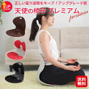 骨盤 座椅子 クッション 姿勢矯正 どこでも 背もたれ 疲れにくい【天使の椅子 プレミアム】【送料無料】【ポイント 2倍】骨盤サポートチェア オフィスチェア 骨...