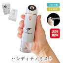 ハンディミスト ミニ 小型 化粧水 保湿 usb 充電式【FitMatriX ハンディナノミスト】【送料無料】【ポイント 2倍】携帯 ミスト 噴霧器 ノズル 乾...