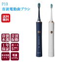 【P10 音波電動歯ブラシ】【送料無料】【ポイント 2倍~20倍】電動歯ブラシ 音波振動 毎分42000回振動 5つのモード 充電式 タイマー IPX7 防水 極細毛 歯ブラシ 電動 音波水流 歯垢除去 デンタルケア オーラルケア sl