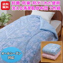 【抗菌・防臭・防ダニわた使用 洗える清潔肌掛布団 2色組】【送料無料】【ポイント 2倍】肌掛け布団 中綿 ピンク ブルー 洗える 抗菌 防臭 防ダニ 清潔 エア...
