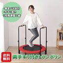 クロススポーツ トランポリン 手すり付き 安全 静音 室内 家庭用【両手すり付きトランポリン】【送料無料】【ポイント 2倍】ダイエット器具 体幹 トレーニング ...