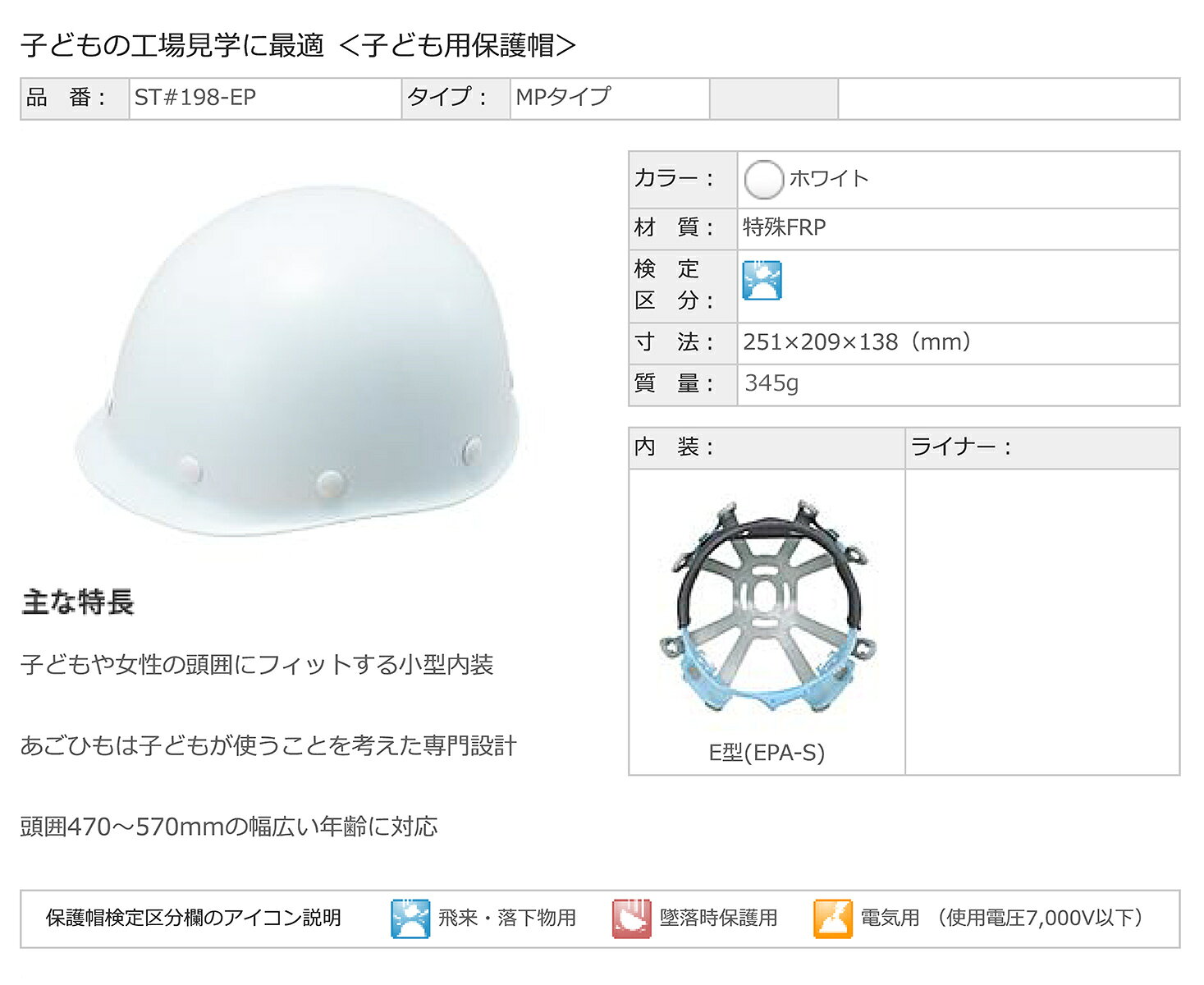 〈タニザワ〉 保護帽(ヘルメット) ST#19...の紹介画像3