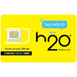 【要回線契約】 H2OWirelessJapan simカード アメリカ ハワイ カナダ メキシコ 3-in-1SIM (標準 / micro / nano)対応 現地の電話番号を取得 音声通話可能 無料通話付 データ通信 10GB～60GB テザリング 国際ローミング 海外 グローバル 旅行 出張 駐在 月額＄30～