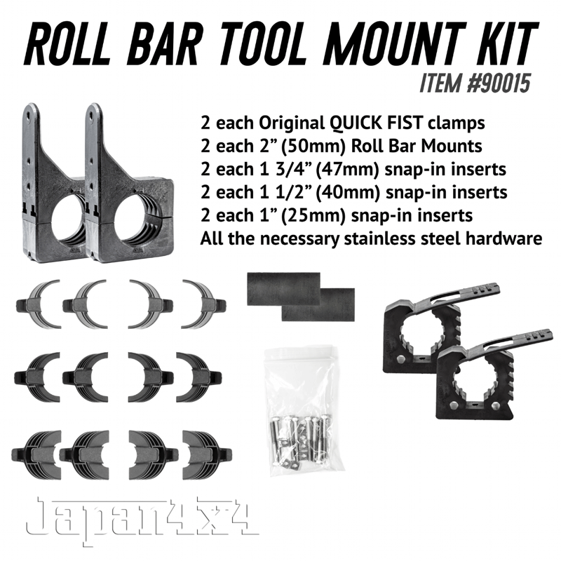 ROLL BAR TOOL MOUNT KIT ������С��ġ���ޥ���ȥ��å� #90015