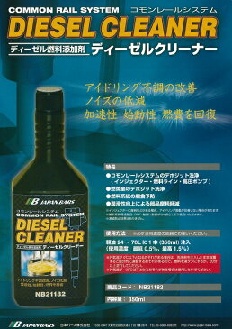 トヨタ・タクティー・ジャパンビーンズ ディーゼル燃料添加剤 ディーゼルクリーナー（350ml）NB21182