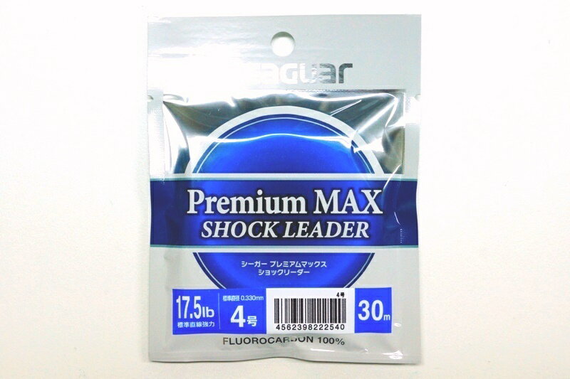 クレハ KUREHA シーガー プレミアムマックス ショックリーダー 30m 17.5lb #4